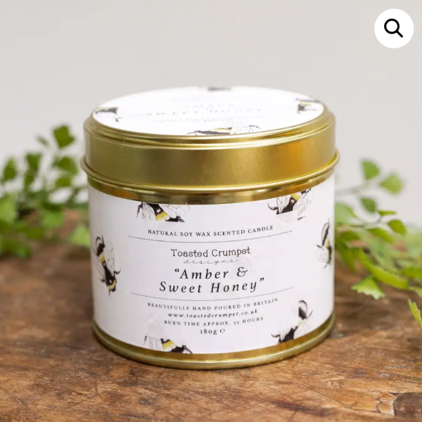 Amber & Sweet Honey Candle