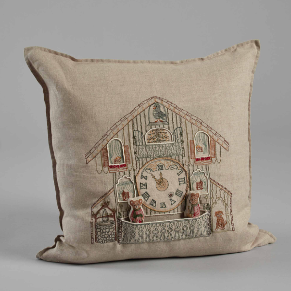 Christmas Clock Pocket Pillow