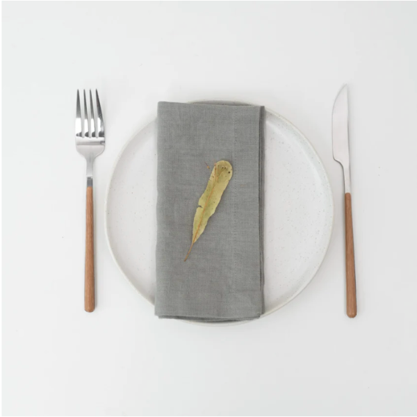 Linen Napkin 20x20"-Khaki set/6