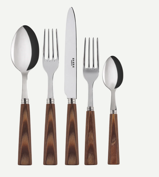 5-Pc Place Setting, Light Wood