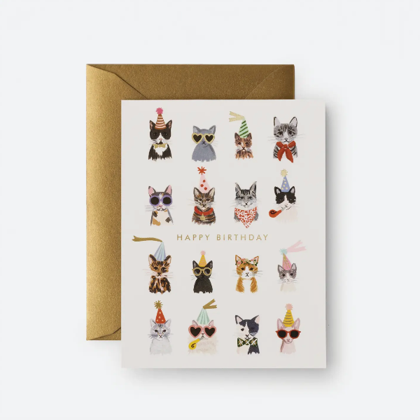 Cool Cats Boxed Birthday Cards