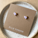 Heart Ceramic Stud Earrings