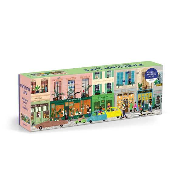 Parisian Life Panoramic 1000 Piece Puzzle