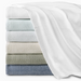 Camilo Blanket in White / Willow