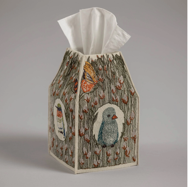 Birdhouse Tissue Box Cover