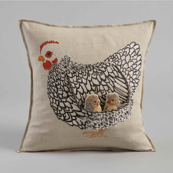 Mother Hen Pocket Pillow