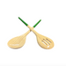 Refined Bamboo Salad Server Set