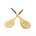 Refined Bamboo Salad Server Set