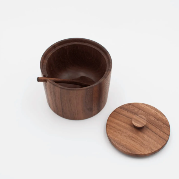 Walnut Wood Salt Cellar