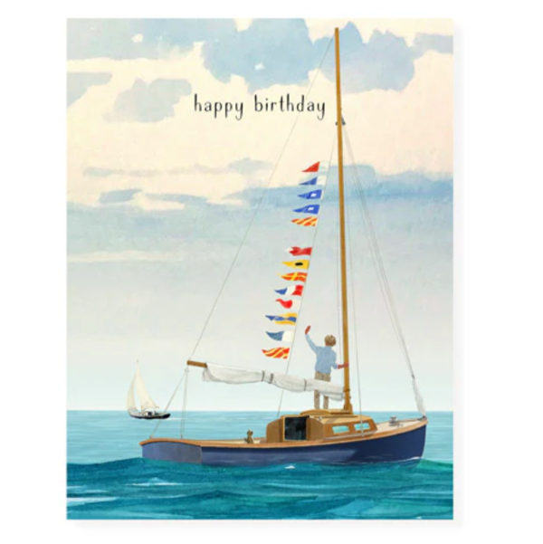 Birthday Sailing Card