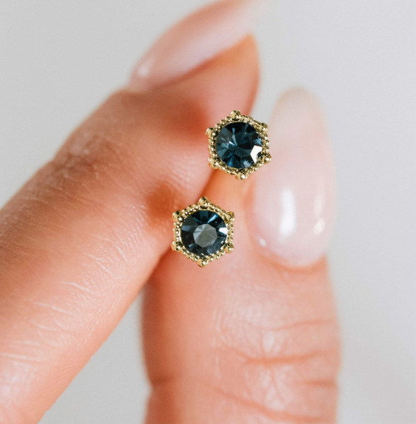 Astrid Stud Earrings in Montana