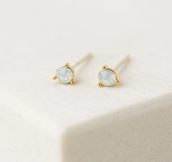 Kaleidoscope Birthstone Stud Earrings - June