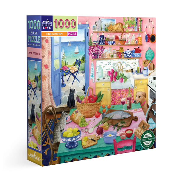 Pink Kitchen 1000 Pc Puzzle