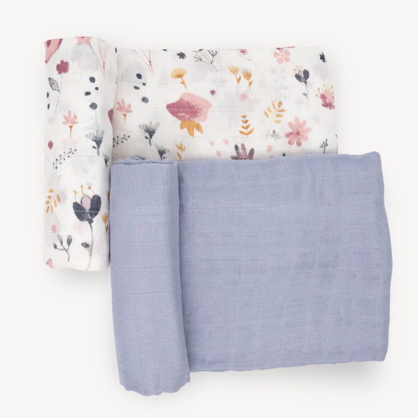 Deluxe Muslin Swaddle 2 Pack- Fairy Gardens