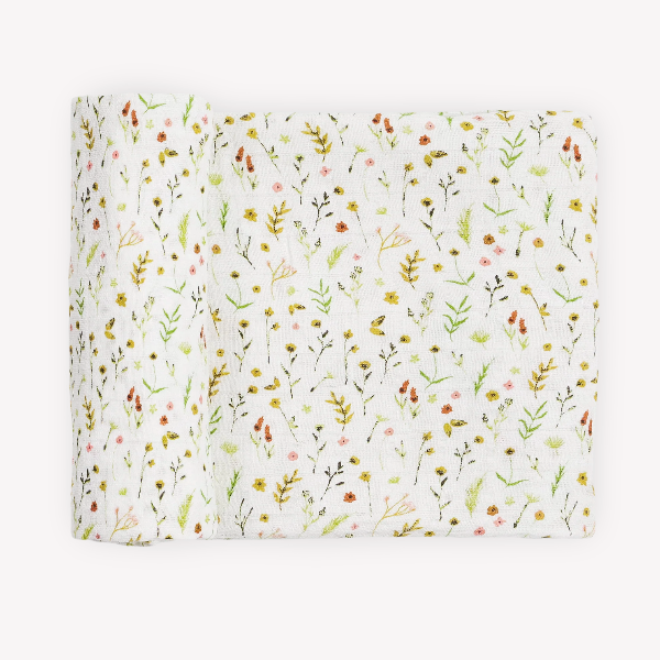 Organic Swaddle- Floral Field