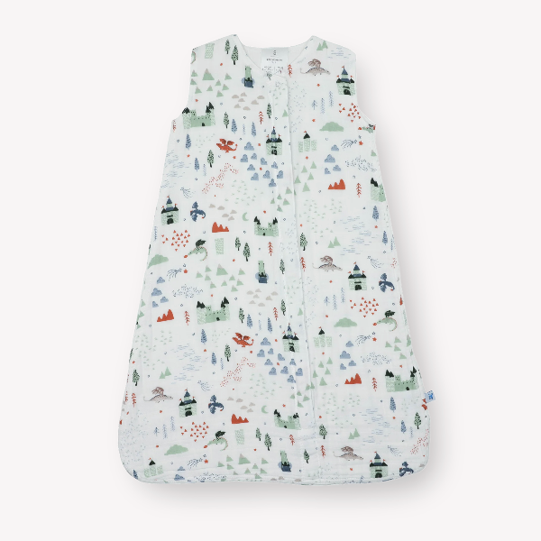 Cotton Muslin Sleep Bag Small- Dragon Days
