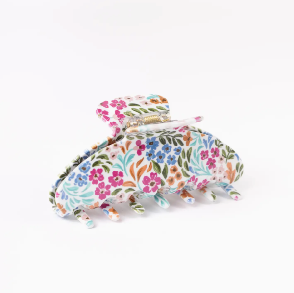 Floral Filigree Claw Clip