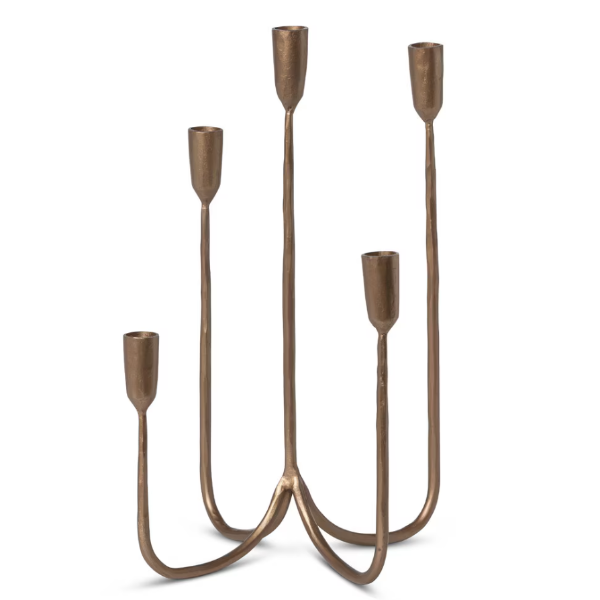 Forged Iron Candelabra
