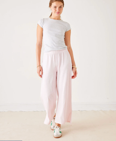 Traveler Tee Pant in Rose Quartz