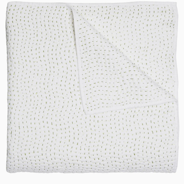 Moss Hand Stitched Coverlets & Shams