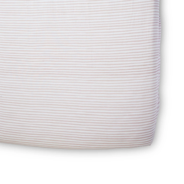 Crib Sheet Stripes Away Petal