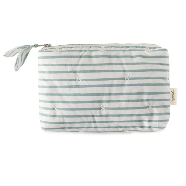 On The Go Mini Pouch Stripes Away Deep Sea