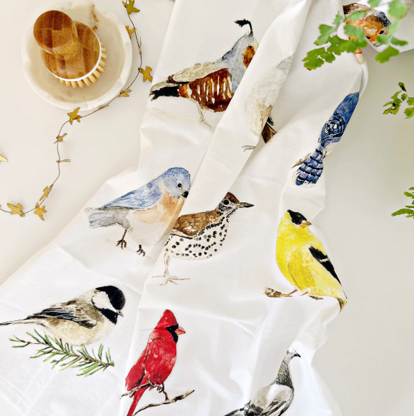 Birds Tea Towel