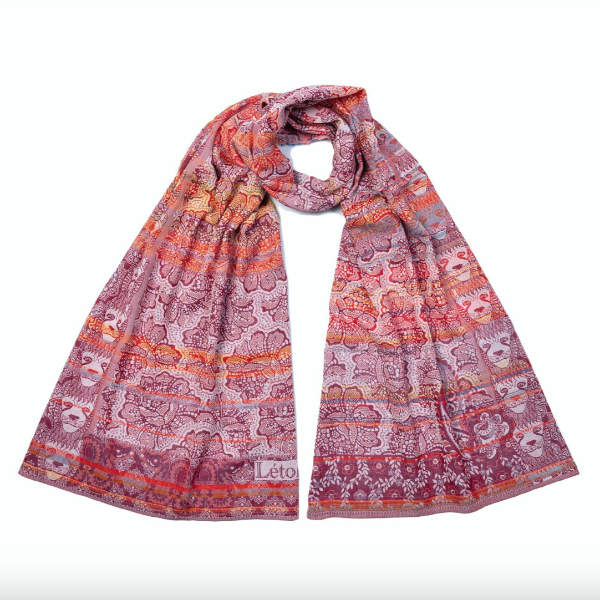 Letol Leonce 202 Orchidee Scarf