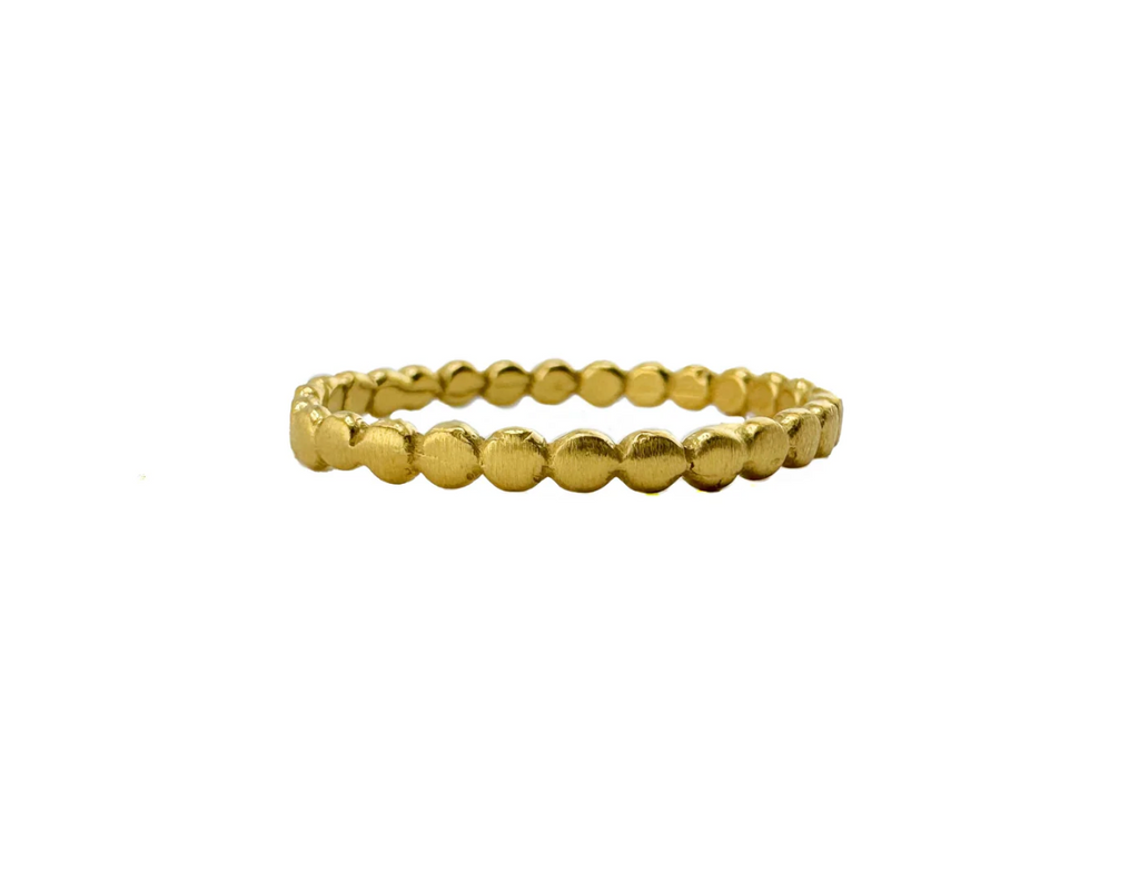 Dots Stacker Ring-Vermeil