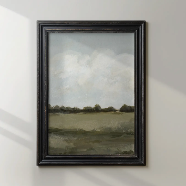 Prairie Fields II,  Landscape Art Road Trip Series