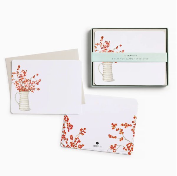 Autumn Berry Pitcher Flat Notes