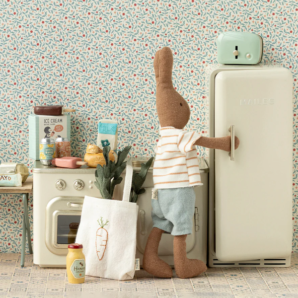 Miniature Fridge in Off White