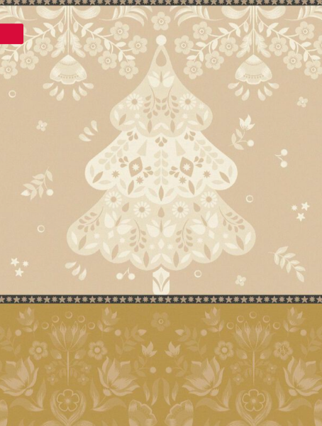 Feerie Yellow Tea Towel
