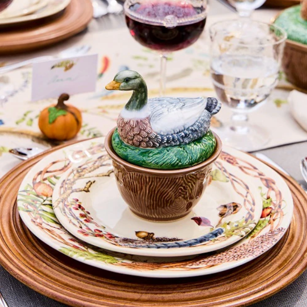 Forest Walk Duck Bowl w/ Lid