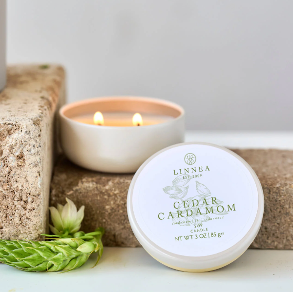 Cedar Cardamom Petite 2-Wick Candle
