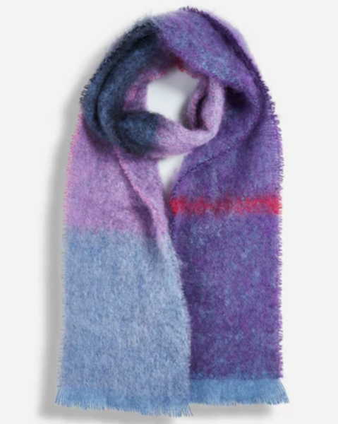 Boher Aubergine Mohair Scarf
