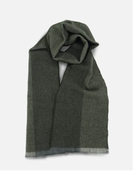 Uisce Moss Lambswool Scarf