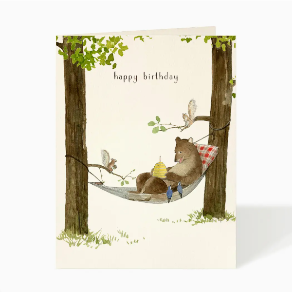 Forest Friends Bear Birthday Card