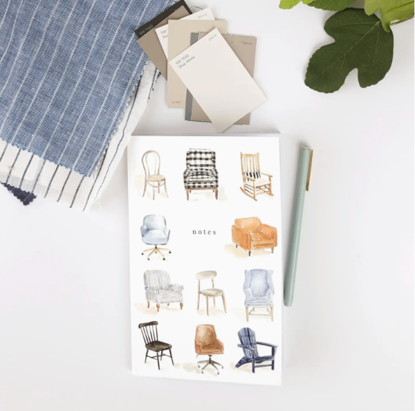 Chairs Soft-Touch Cover Notebook