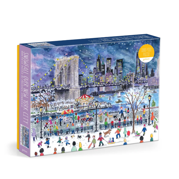 Snowfall Over New York City 1000 pc Puzzle