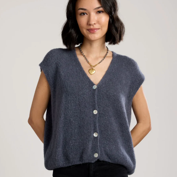 Alessia Button-Up Vest