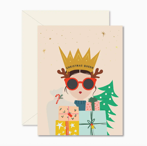 Christmas Queen Greeting Card