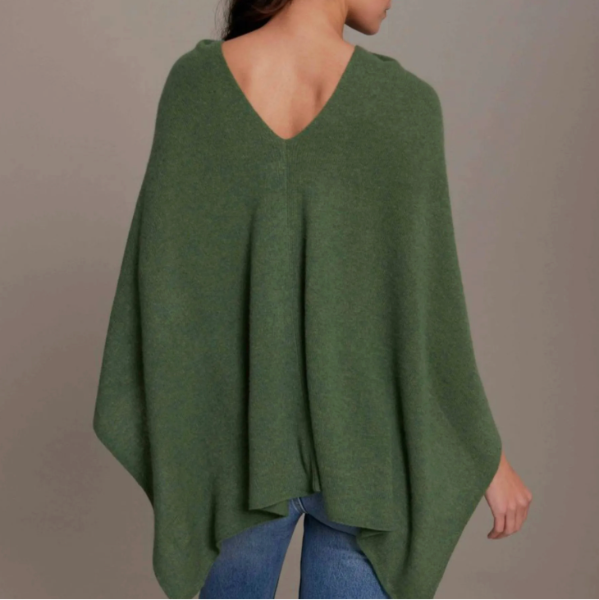 Cashmere Draped Dress Topper