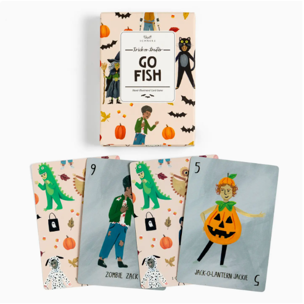 Trick-Or-Treater Go Fish Card Game