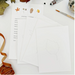Fall Leaves Paintable Watercolor Notecards