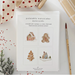 Gingerbread Paintable Notecards