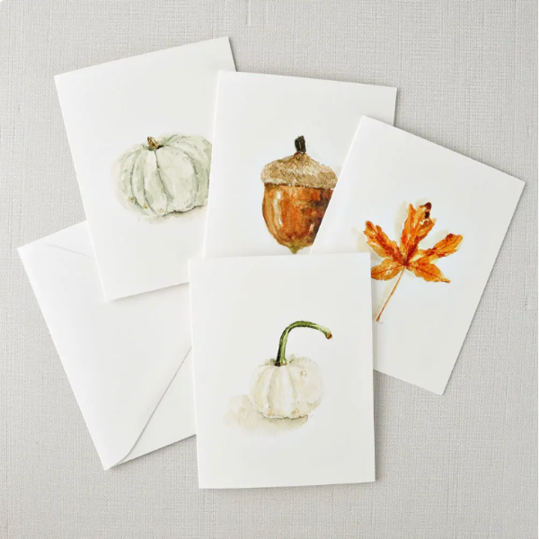 Autumn Notecards- Assorted Set/8