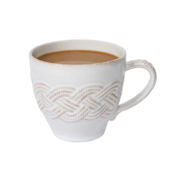 Le Panier Mystic Knot Mugs Whitewash