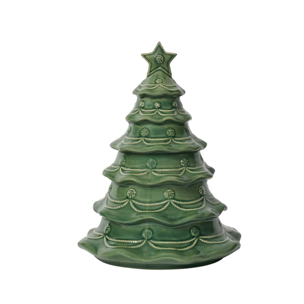 Berry & Thread Christmas Tree Cookie Jar-Basil