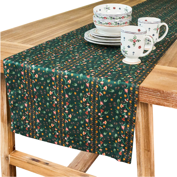 Klara 18" x 90" Table Runner - Evergreen